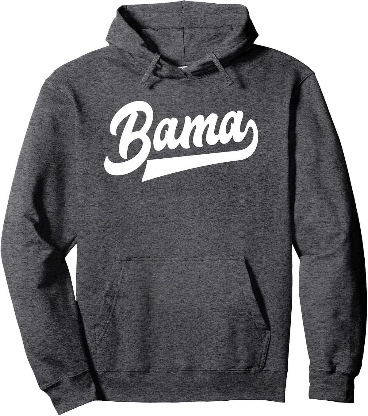 Bama Alabama White Script Design Southern Pullover Hoodie