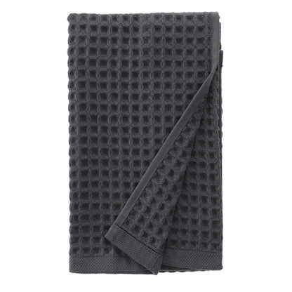 sea me at home Waffle Hand Towel – 100% Turkish Cotton, Quick-Dry, Soft and Absorbent Bathroom Towel (White)