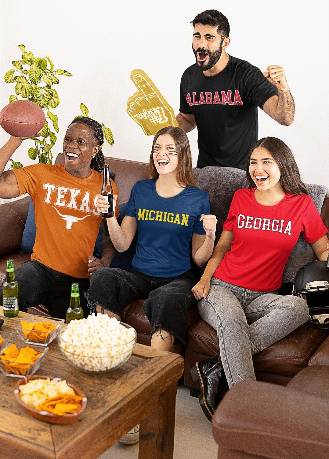 State T-Shirt – Bold Sport State Letters Tee for Fans and Game Days