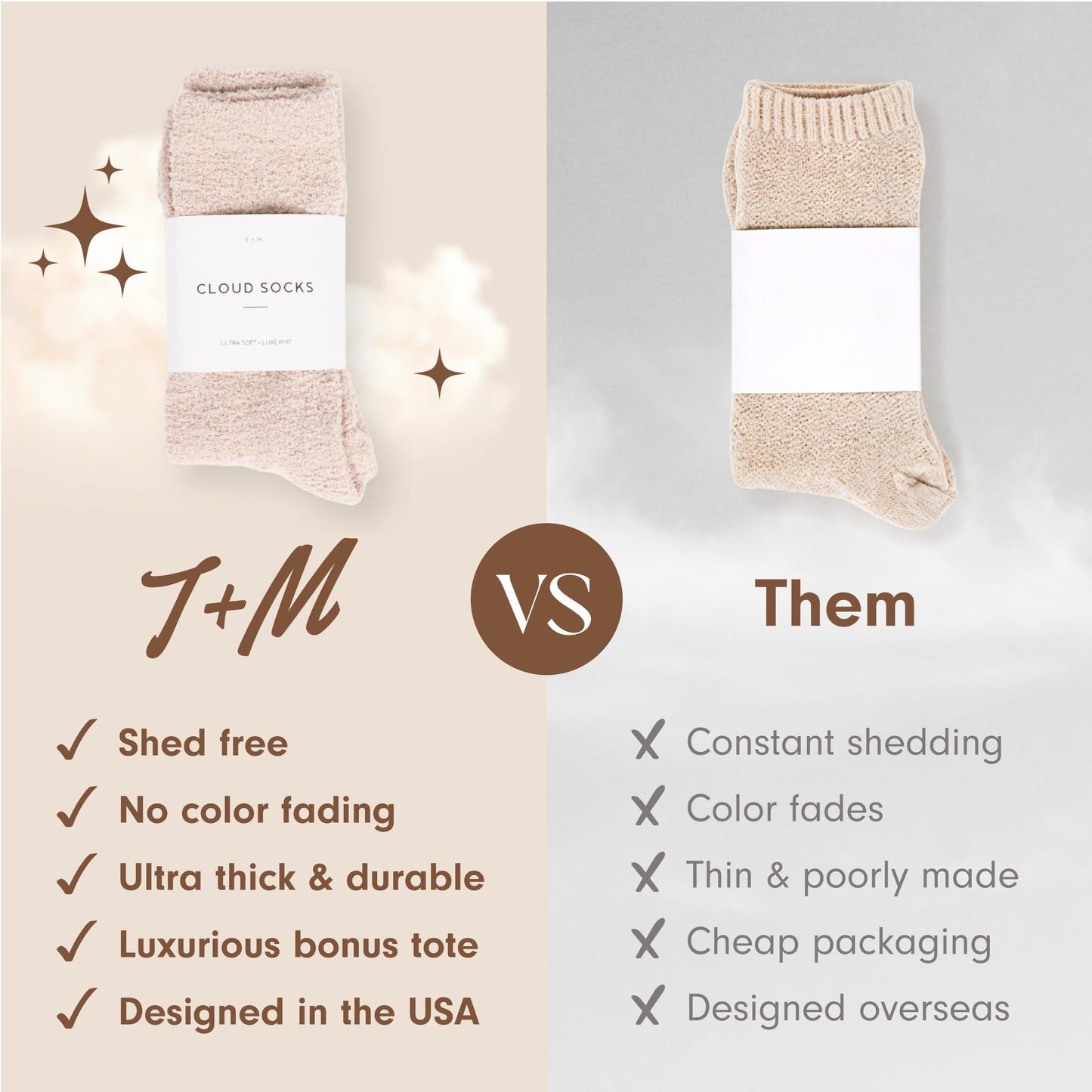 Unboxme Gifts Warm & Cozy Ultra-Luxe Cloud Sock