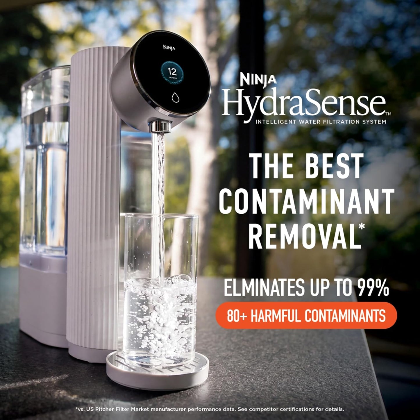 Ninja HydraSense™ Intelligent Water Filtration System, WF1001WH1