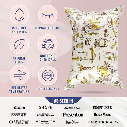 Blissy Silk Pillowcase - 100% Pure Mulberry Silk