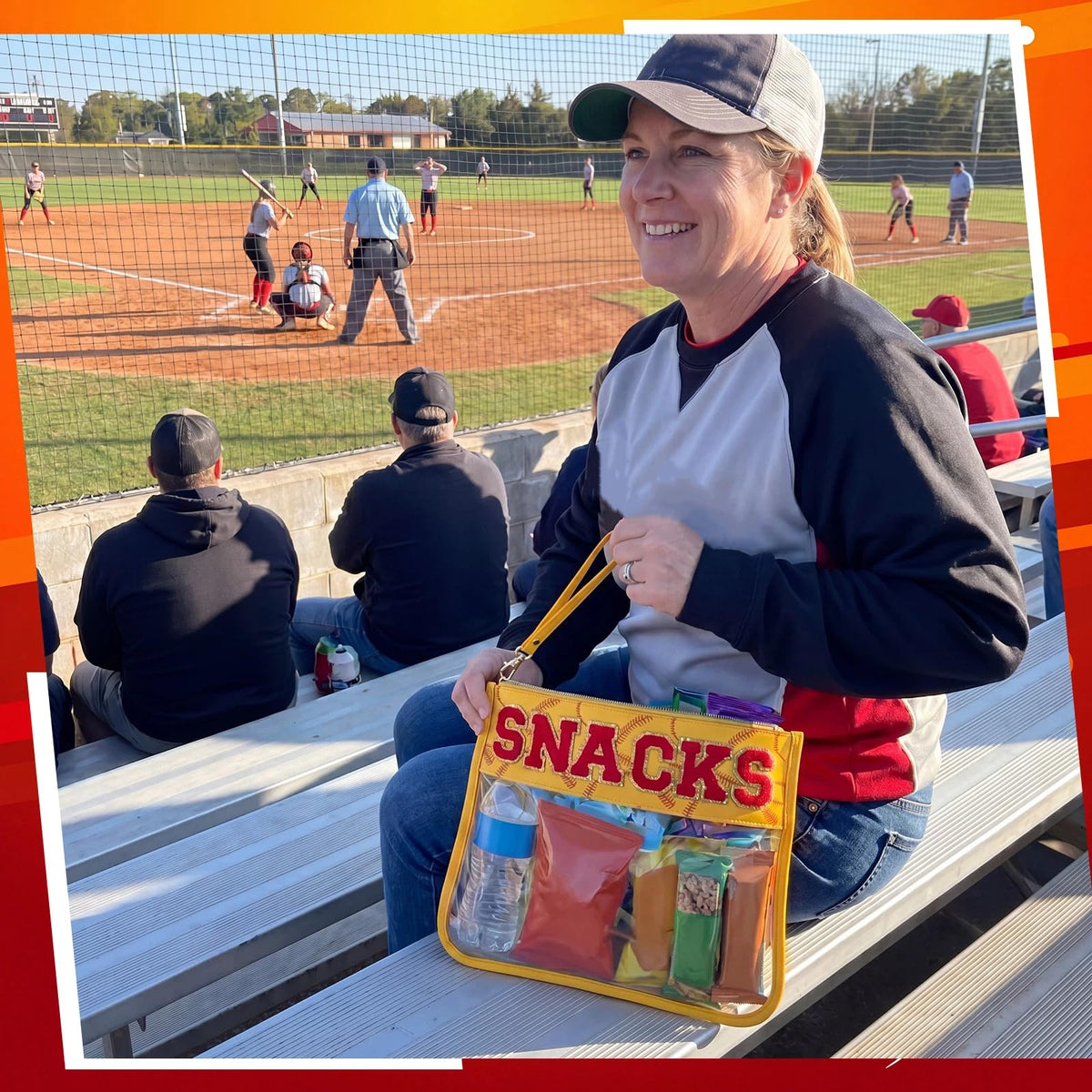 1 Pcs Soccer Snack Bag Baseball Party Favors Mom Gifts