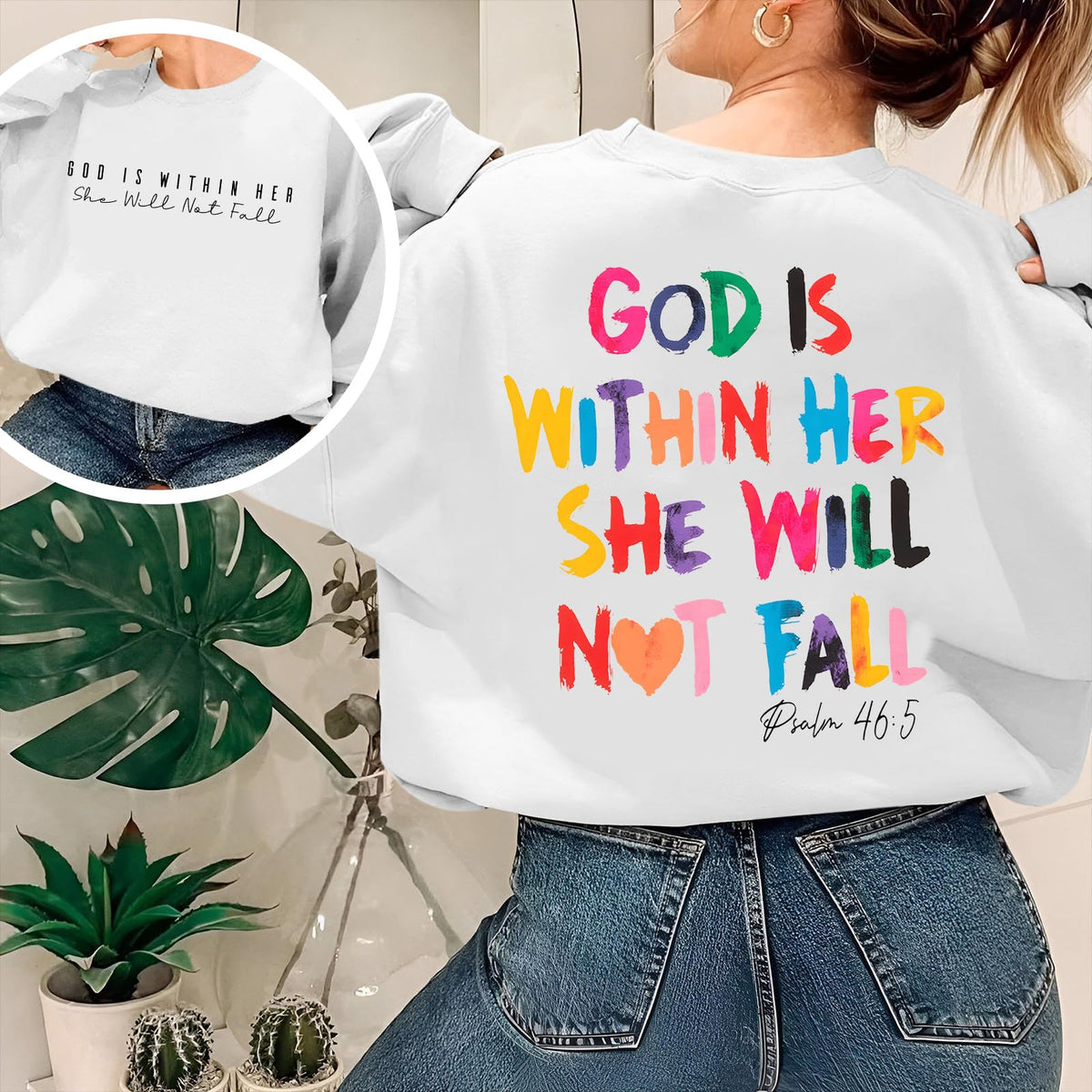 Sulayesh Christian God Is Within Her Sweatshirts