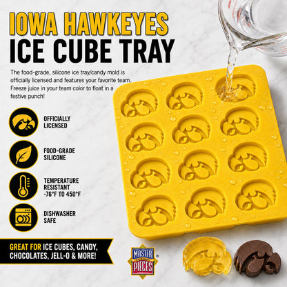 Masterpieces Fanpans Ncaa Alabama Crimson Tide Silicone Ice Cube Tray Set - Fun Alabama Merchandise, Dishwasher Safe