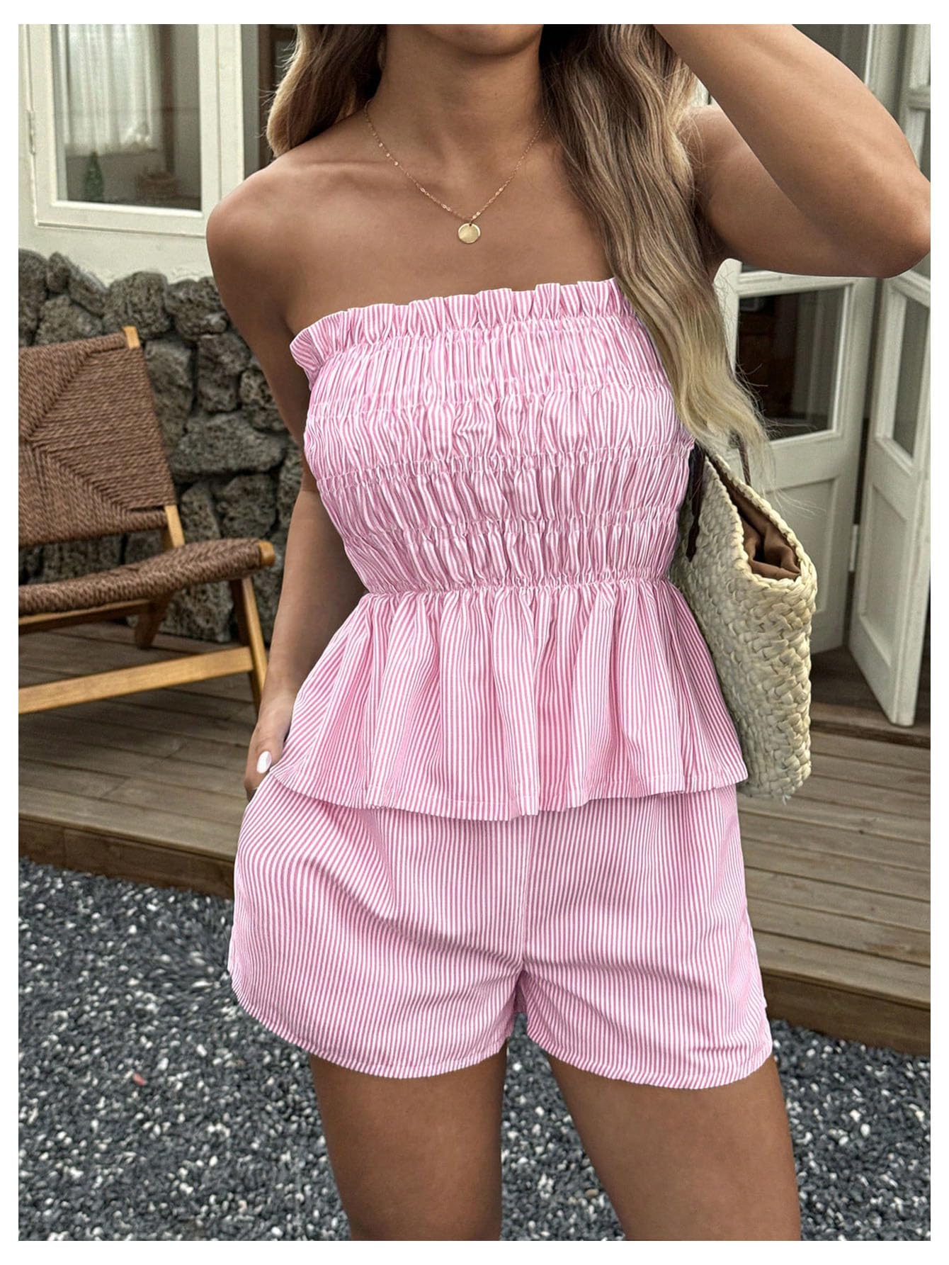 SOLY HUX Women's 2 Piece Vacation Outfit