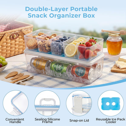 Homelove Snackle Box Container with Ice-Pack