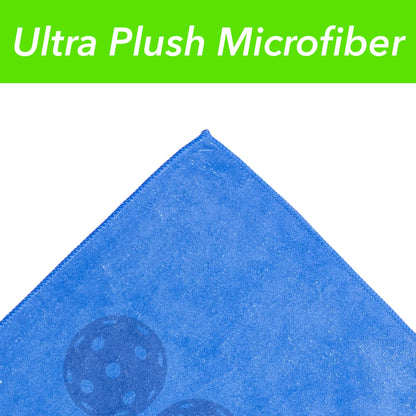 Pickleball Towel – Microfiber Sports Towel with Pickleball Pattern – Quick-Dry Sweat Towel for Pickleball Players, Accessories & Gifts (Teal Pickleball Paddles)