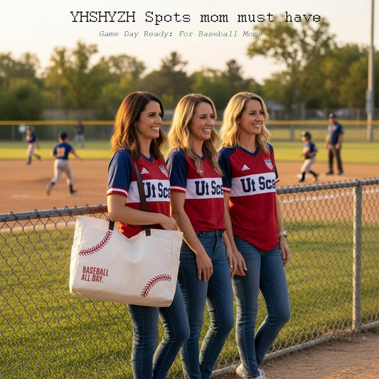 Canvas Tote Bag Baseball Mom Bag Sports Mom Must Haves Baseball Gifts