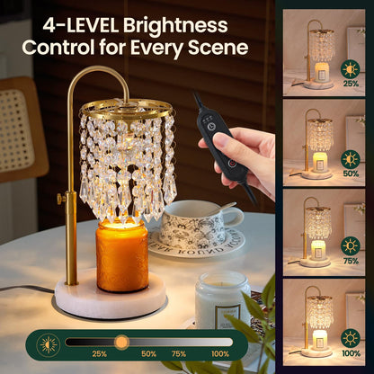 Candle Warmer Lamp with Timer & Dimmer
