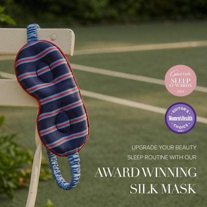 slip Pure Silk Contour Sleep Mask: Protect Your Delicate Lashes with Our Innovative, Lash-Friendly Design. Experience Uninterrupted Beauty Sleep with Slipsilk™ Comfort, 1 Contour Mask, Scarlet