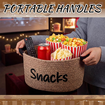 Yungyan Halloween Movie Night Supplies Snack Tray, Orange Gift Basket