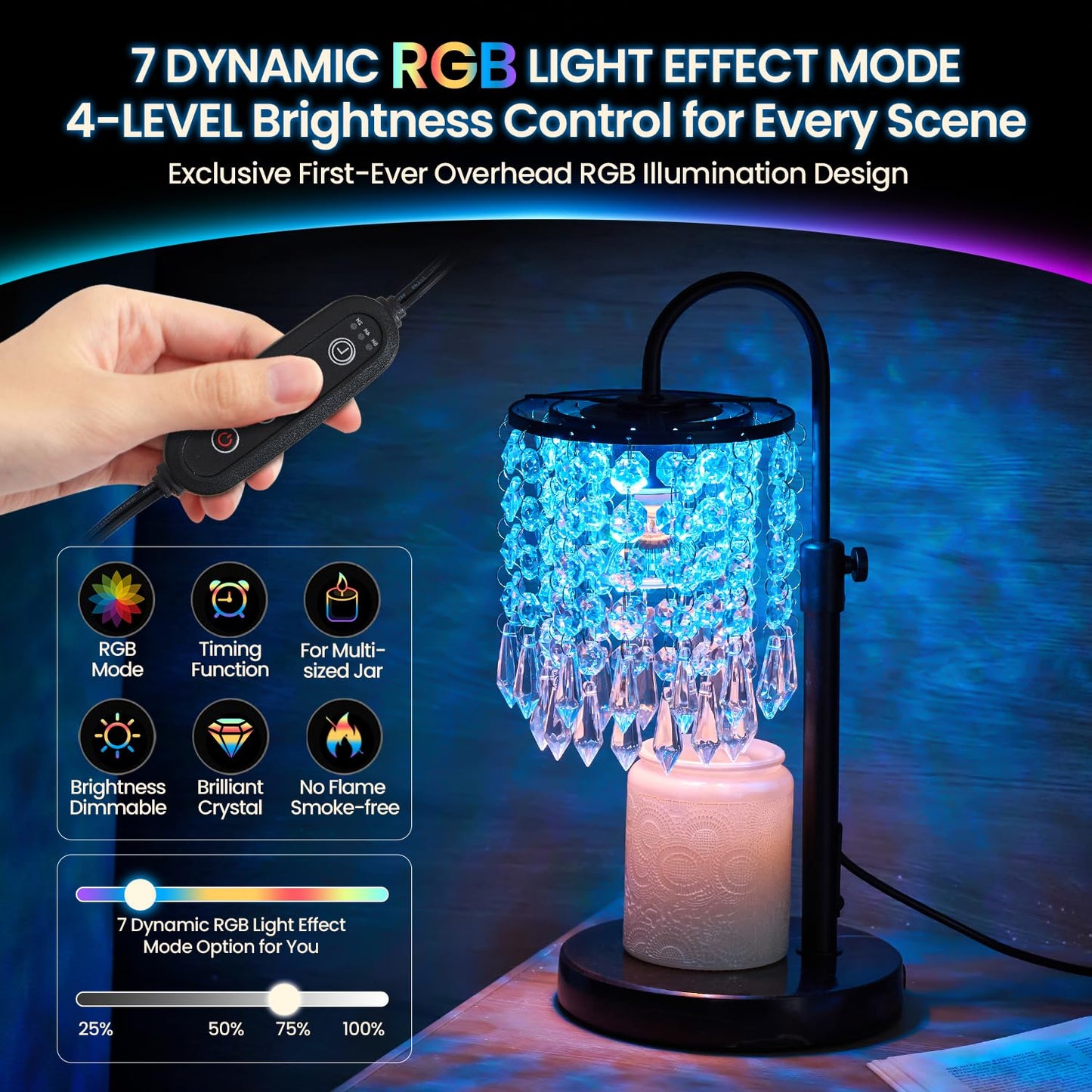 Candle Warmer Lamp with Timer & Dimmer