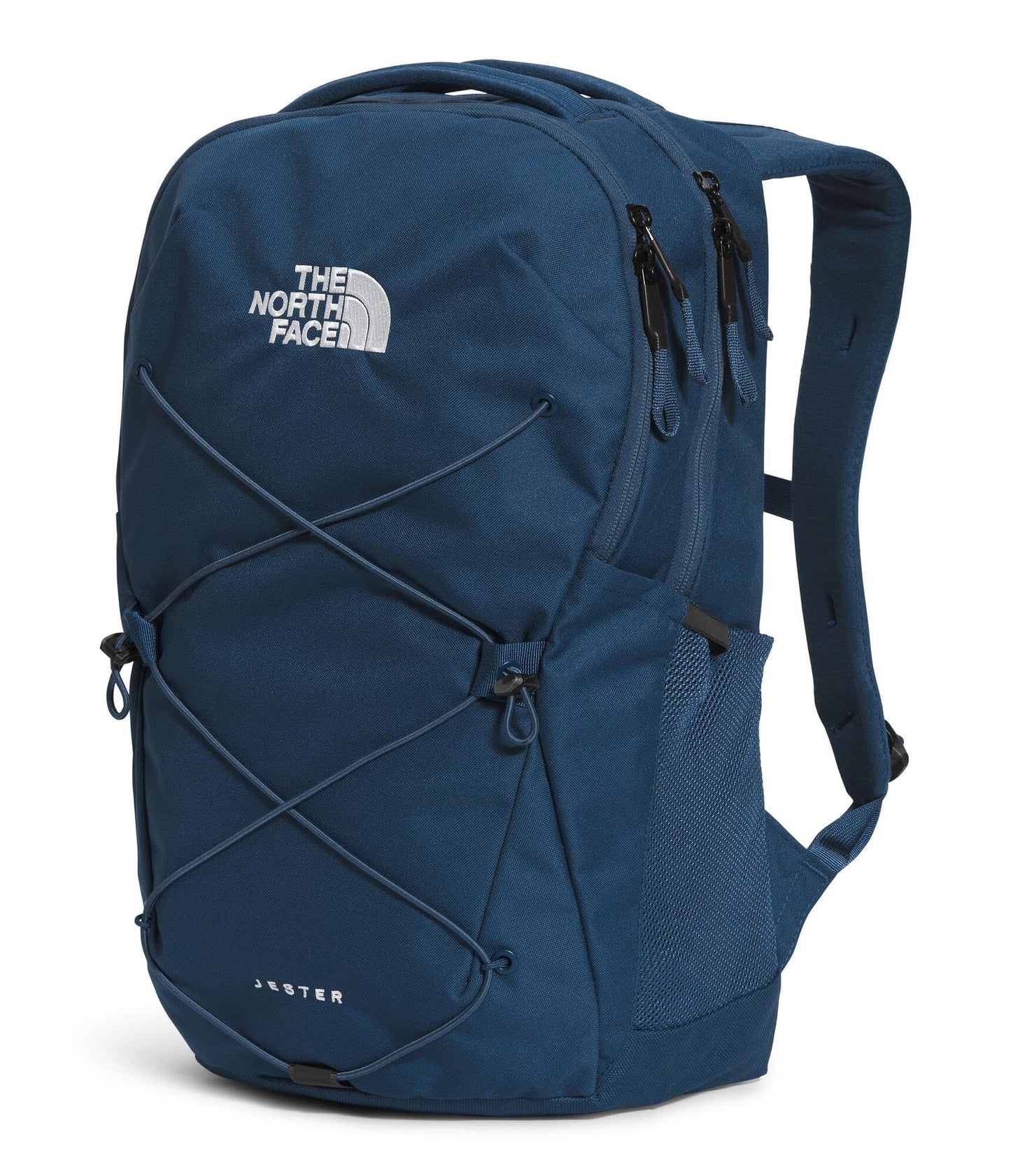 The North Face Jester Everyday Laptop Backpack - Commuter Daypack, Water Repellent, Laptop Sleeve, Lunar Blue/Fizz Lime, One Size