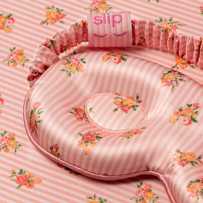 slip Pure Silk Contour Sleep Mask: Protect Your Delicate Lashes with Our Innovative, Lash-Friendly Design. Experience Uninterrupted Beauty Sleep with Slipsilk™ Comfort, 1 Contour Mask, Scarlet