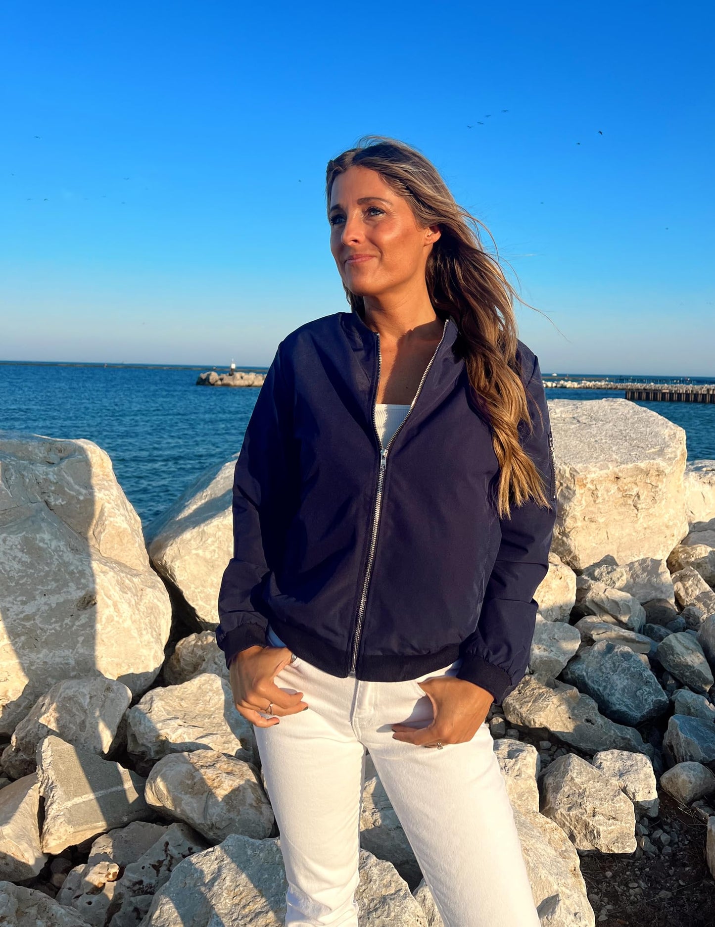 Zeagoo Women Bomber Jacket