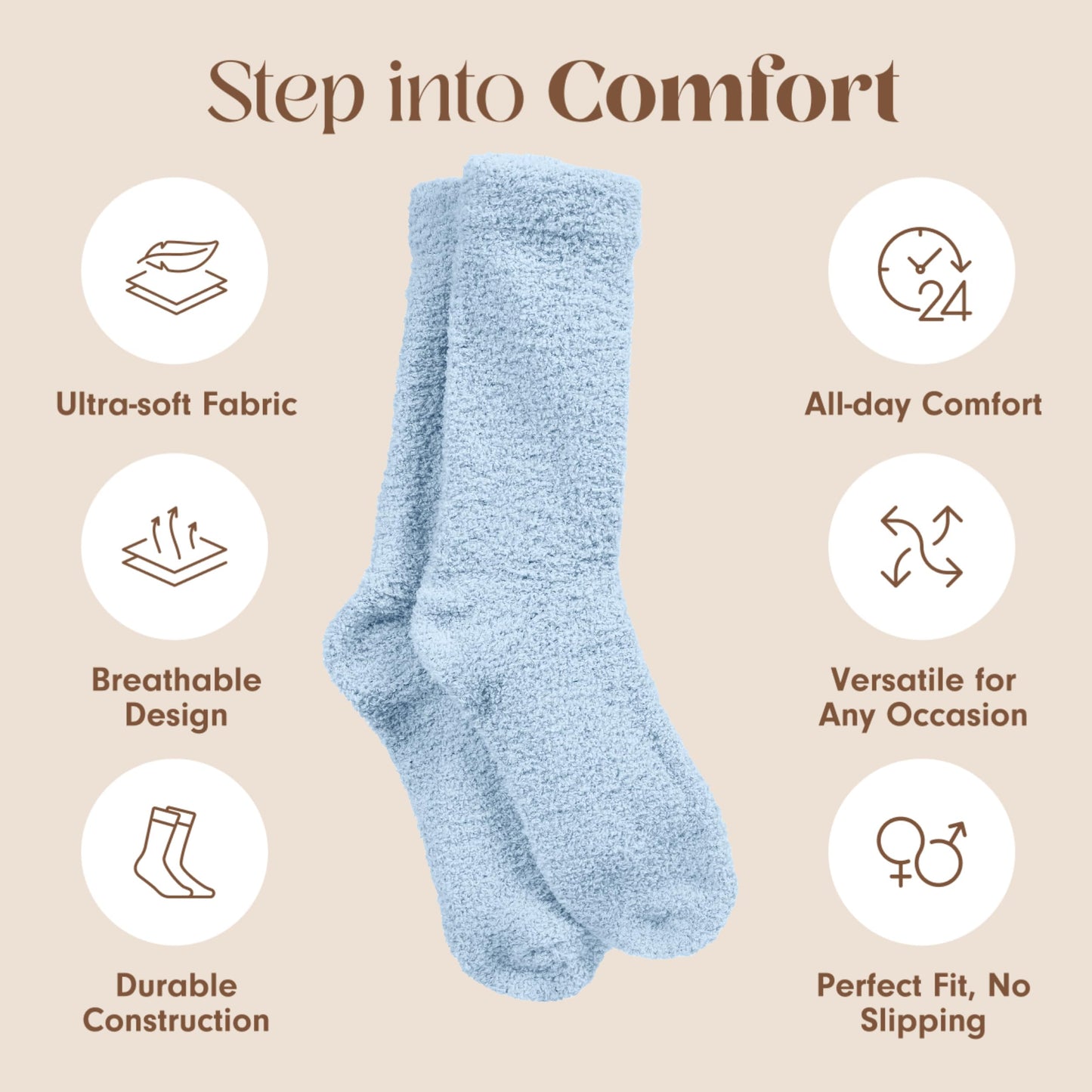 Unboxme Gifts Warm & Cozy Ultra-Luxe Cloud Sock