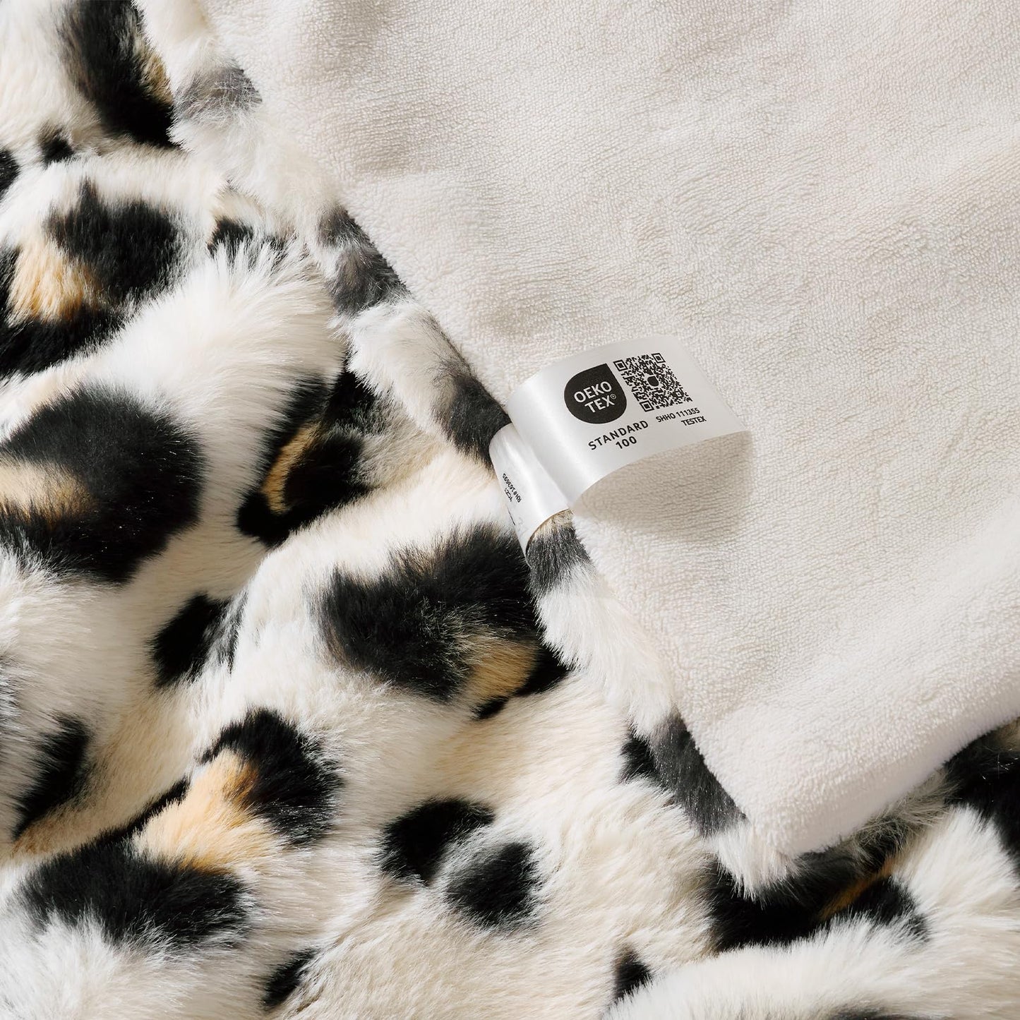 Cozy Bliss Faux Fur Throw Blanket for Couch, Fuzzy Soft Plush Thick Bubble Blanket for Sofa Bedroom Living Room, 50 * 60 Inches Tie Dye Pink