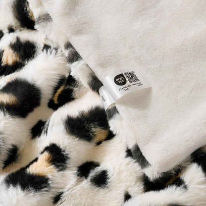Cozy Bliss Faux Fur Throw Blanket for Couch, Fuzzy Soft Plush Thick Bubble Blanket for Sofa Bedroom Living Room, 50 * 60 Inches Tie Dye Pink