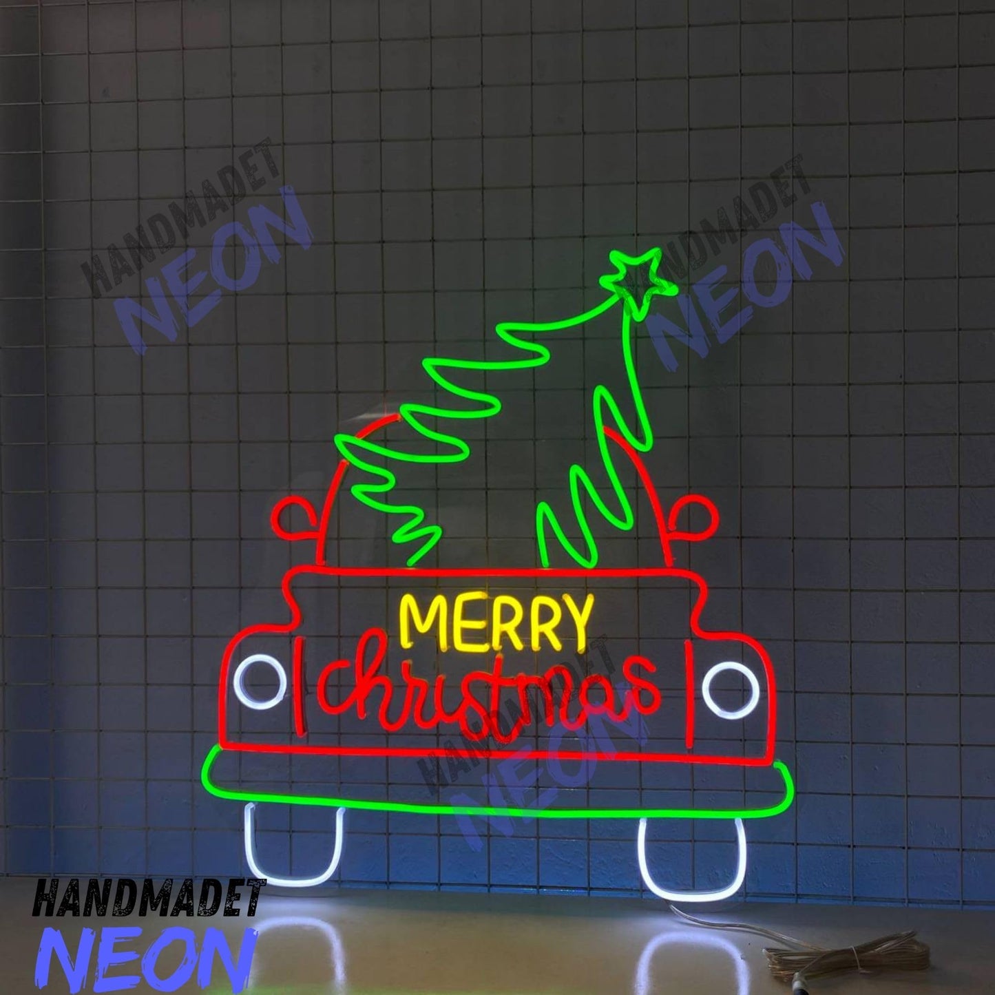 Custom Merry Christmas Tree Neon Sign Led Sign LED Lights (Merry Christmas)