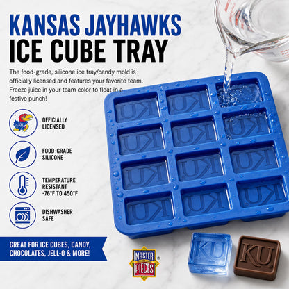 Masterpieces Fanpans Ncaa Alabama Crimson Tide Silicone Ice Cube Tray Set - Fun Alabama Merchandise, Dishwasher Safe