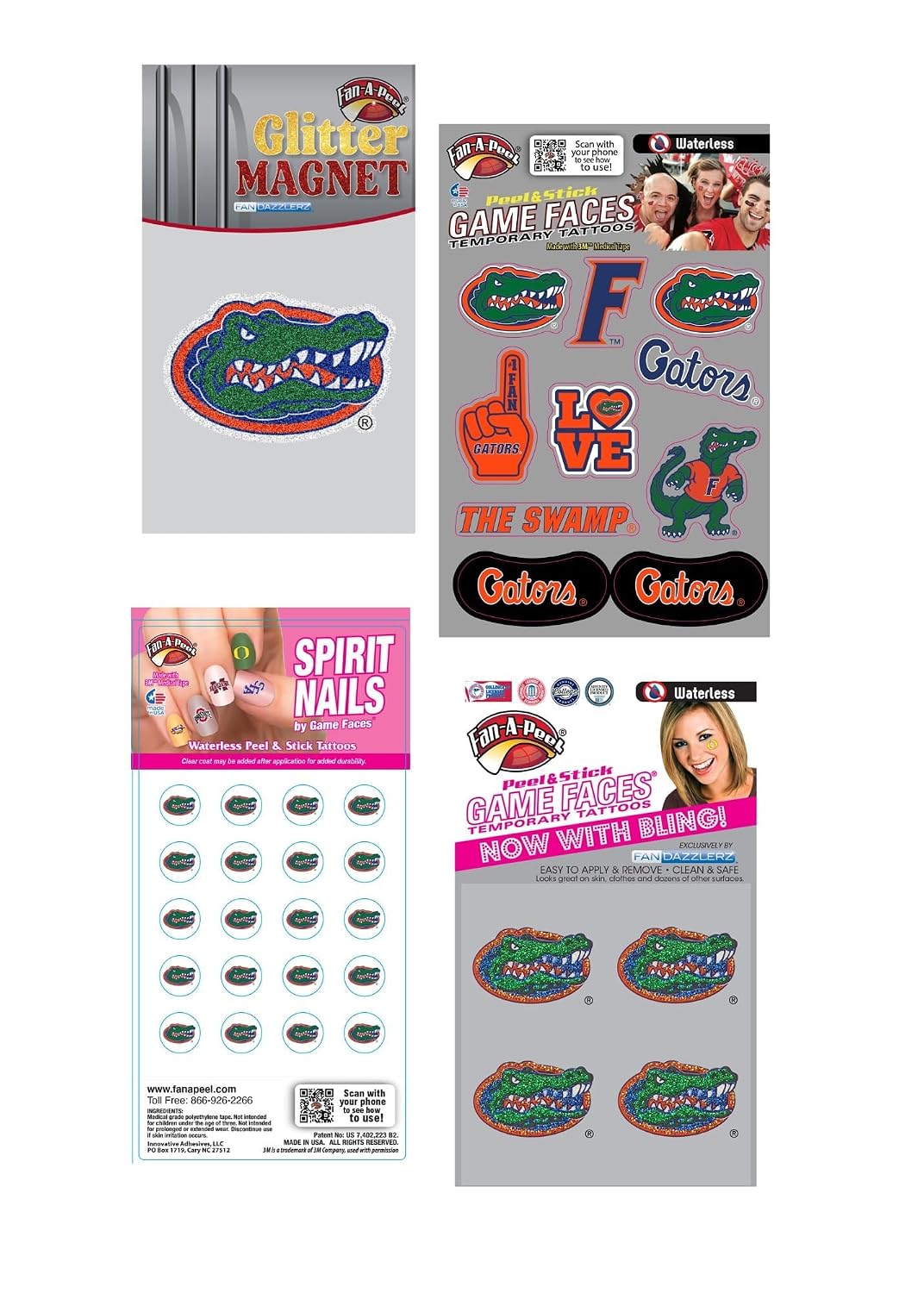 Alabama Waterless Temporary Tattoos - Hypoallergenic Peel and Stick Waterproof Temporary Tattoos - Officially Licensed