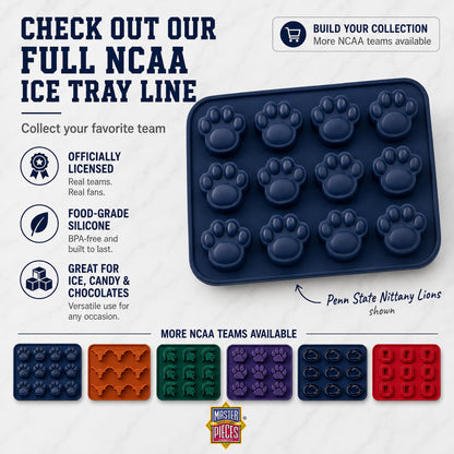 Masterpieces Fanpans Ncaa Alabama Crimson Tide Silicone Ice Cube Tray Set - Fun Alabama Merchandise, Dishwasher Safe