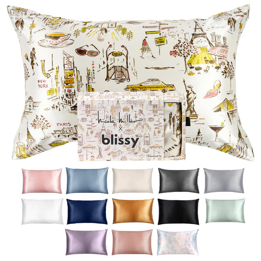 Blissy Silk Pillowcase - 100% Pure Mulberry Silk