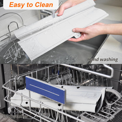 Mofason Bathroom Sink Top Cover Space Saver,Silicone Makeup Organizer Mat for Over Countertop,Small Bathroom Must Haves Accessories Rv Camper Travel Foldable Gadgets-Grey