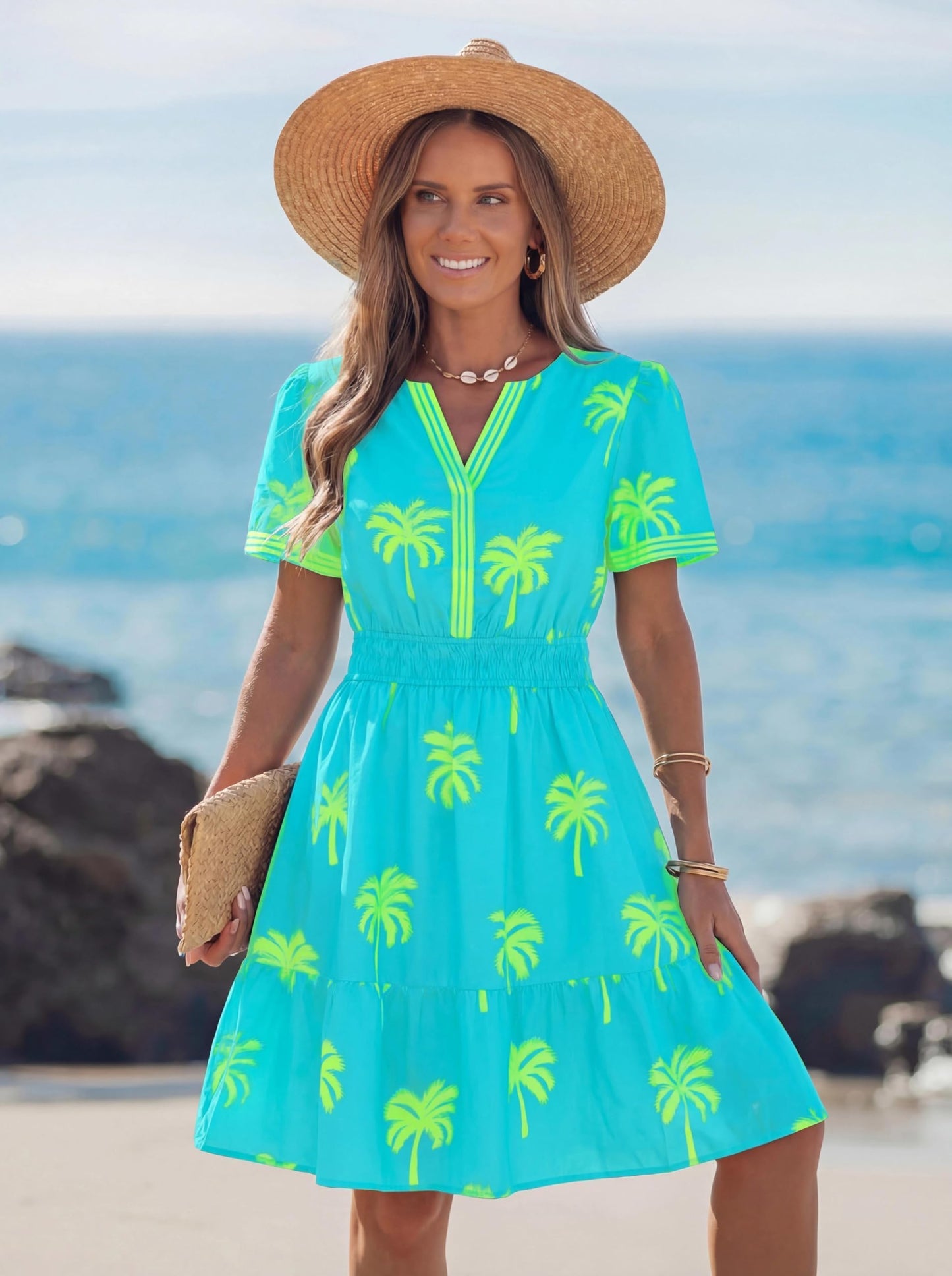 popvil Women Summer Short Dress