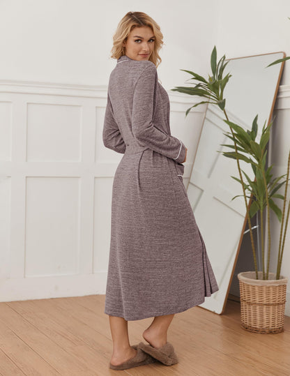 Ekouaer Womens Robe Long Lightweight Bathrobe