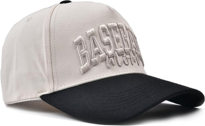 Baseball Mama Trucker Hat- 3D Embroidered Mama Adjustable Cotton Baseball Caps for Women