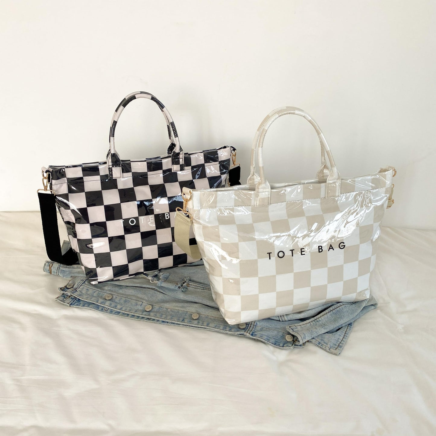 GISMTR Large PVC Tote Bag