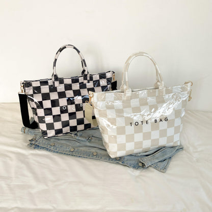 GISMTR Large PVC Tote Bag