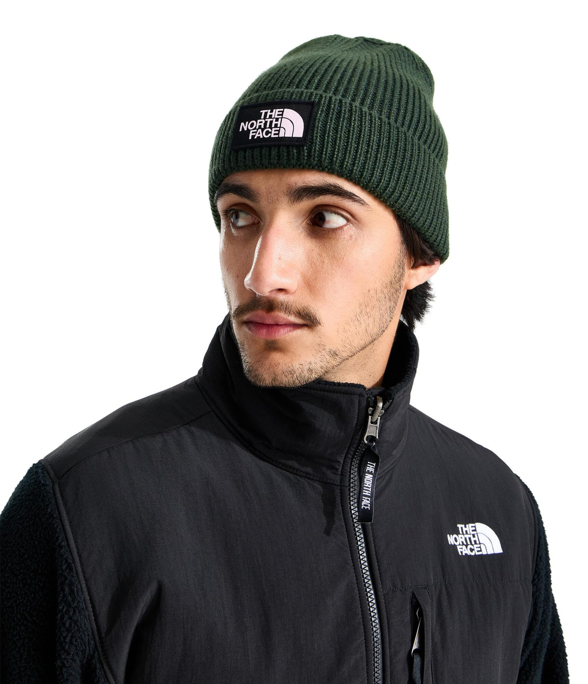 THE NORTH FACE TNF Logo Box Cuffed Beanie | Classic Fit, Rib Knit Winter Hat for Men & Women