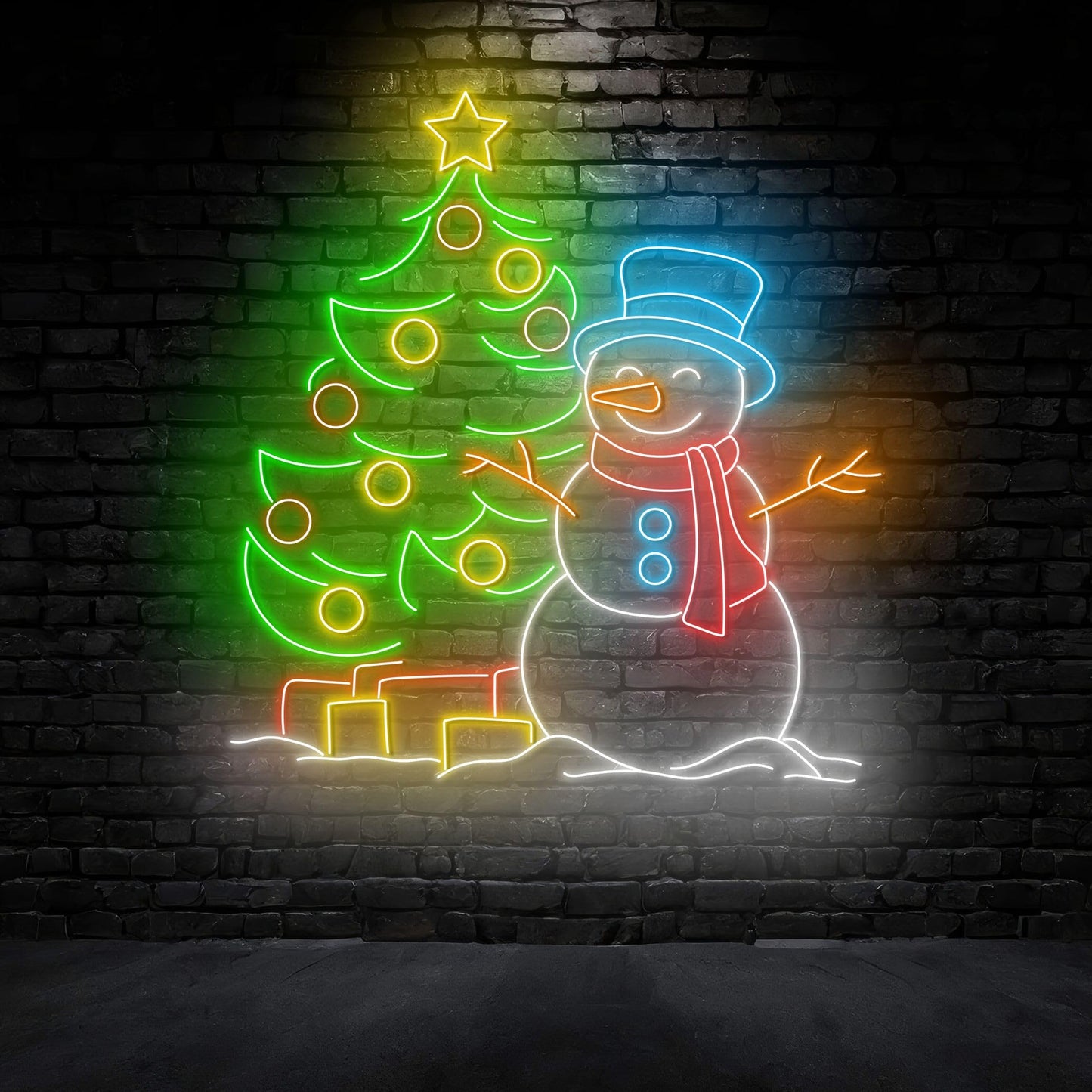 Custom Merry Christmas Tree Neon Sign Led Sign LED Lights (Merry Christmas)