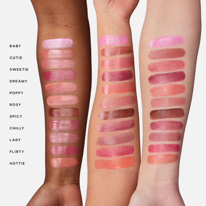 Saie Dew Liquid Blush for Cheeks - Hydrating Cream Blush Stick with a Blendable + Buildable Formula - Skincare Infused Dewy Cheek Tint for a Natural Flush - Glowy Makeup Essential - Baby (.40 oz)