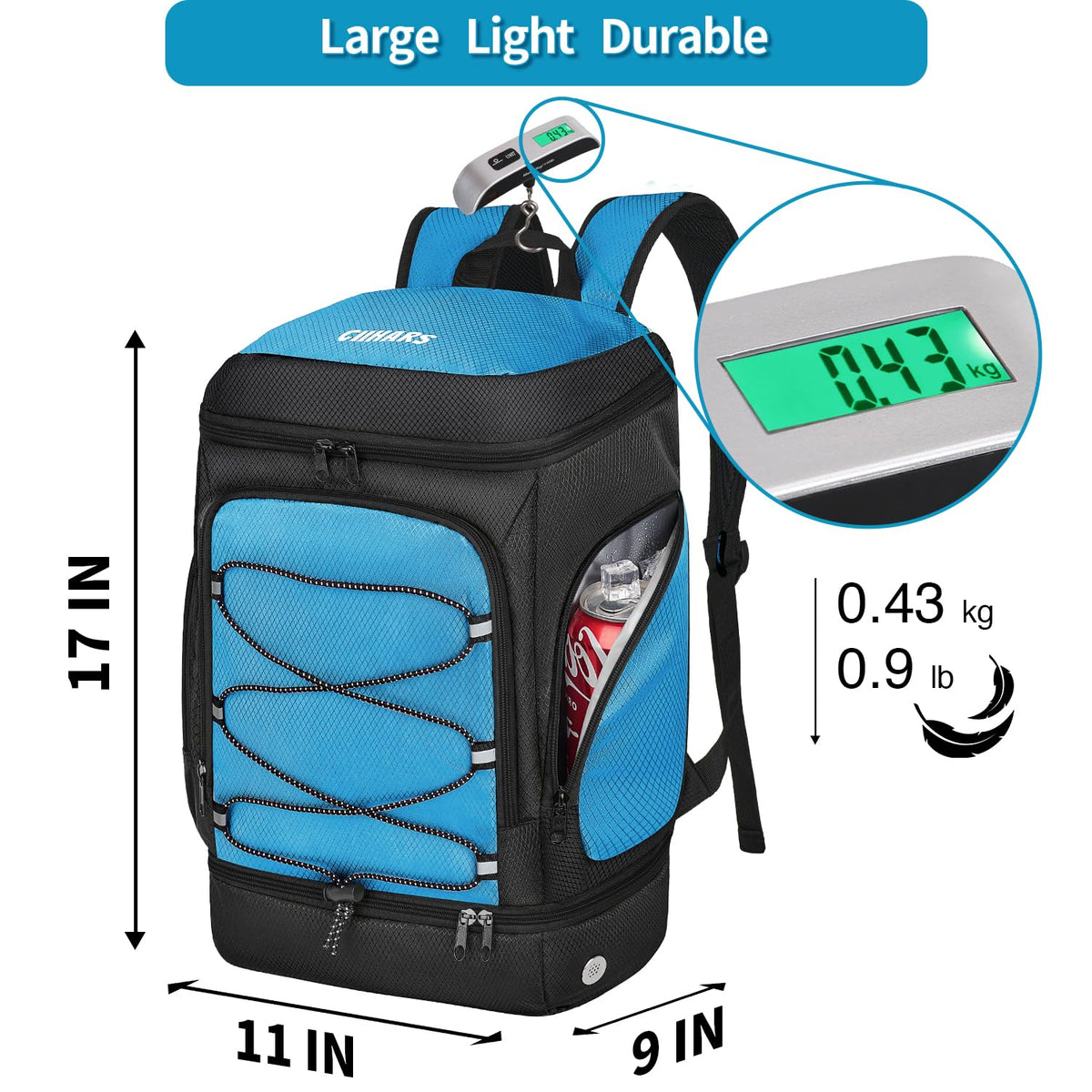 Soccer Backpack,Soccer Bag with Ball Holder and Shoe Compartment