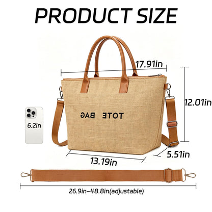 GISMTR Large PVC Tote Bag