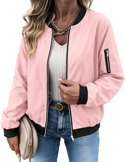 Zeagoo Women Bomber Jacket