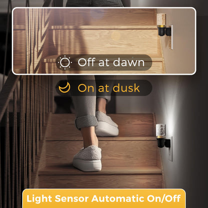 L LOHAS LED Night Light, Modern Night Lights Plug into Wall | 2 Pack
