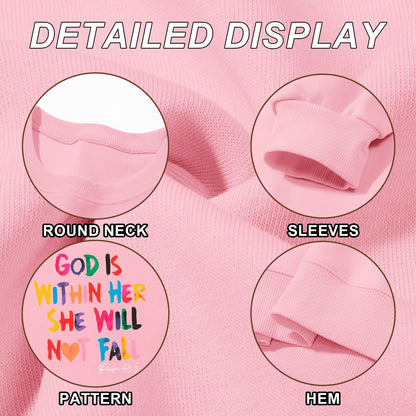 Sulayesh Christian God Is Within Her Sweatshirts