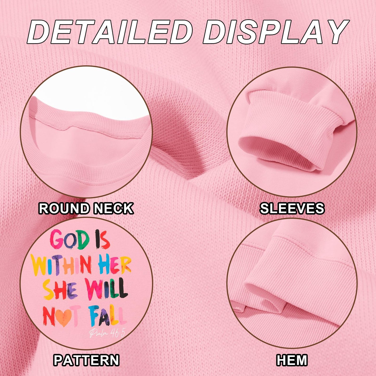 Sulayesh Christian God Is Within Her Sweatshirts