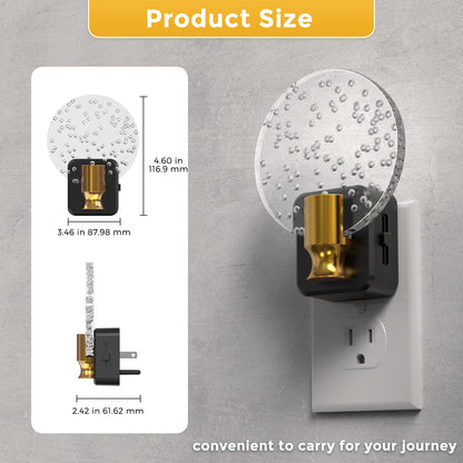 L LOHAS LED Night Light, Modern Night Lights Plug into Wall | 2 Pack