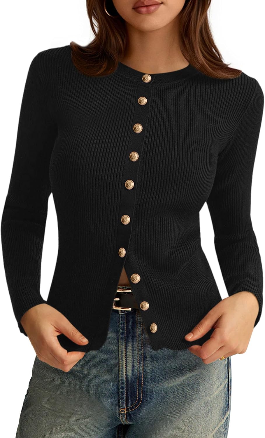 PRETTYGARDEN Women's Fall Lightweight Cardigan Sweaters