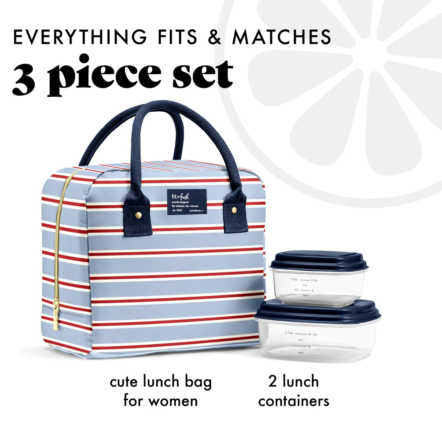 Fit & Fresh Bloomington Lunch Bag for Women - Insulated Large Lunch Box for Work with Containers, Leak-Resistant, Stain-Resistant, Zipper Closure, Cheetah