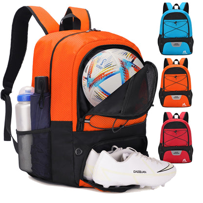 Hsmihair Soccer Bag,Youth Soccer Backpack with Ball and Cleat Compartment