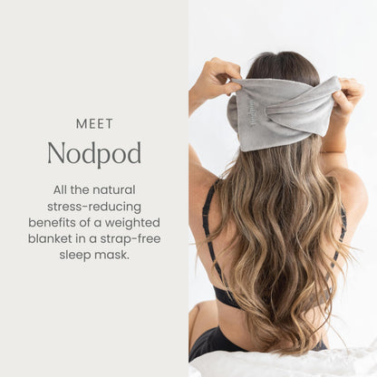 Nodpod Gentle Pressure Sleep Mask | Patented Light Blocking Design for Sleeping, Traveling & Relaxation - Sage