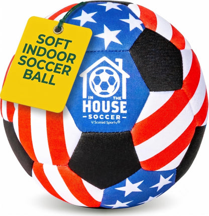 in The House Soccer Ball - Indoor Size 4 Padded Soccer Ball for Girls (Ages 3+), Boys (Ages 3+) & Adults - Bring Soccer Practice Home - Perfect for Juggling - Gift for Soccer Player