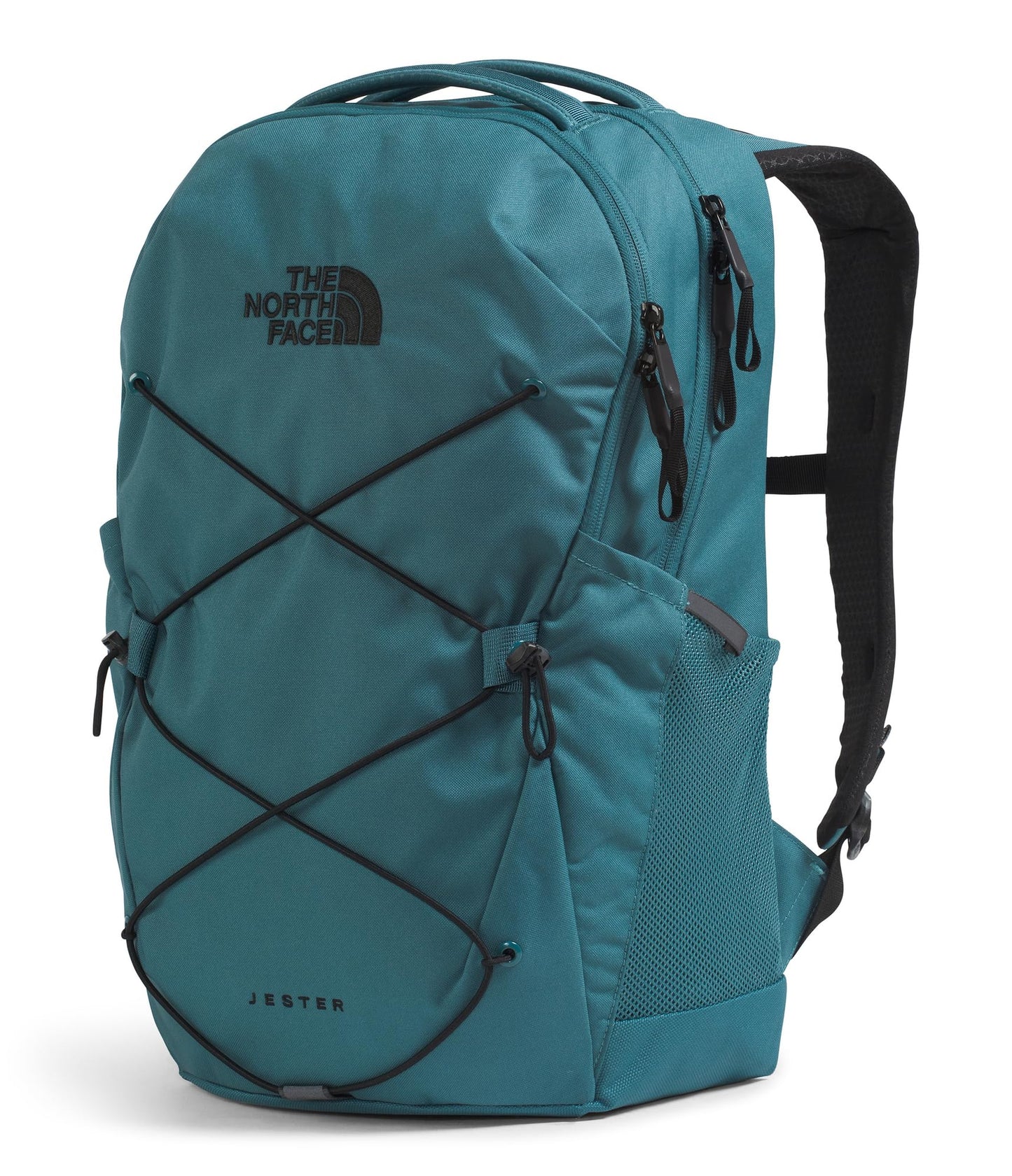 The North Face Jester Everyday Laptop Backpack - Commuter Daypack, Water Repellent, Laptop Sleeve, Lunar Blue/Fizz Lime, One Size